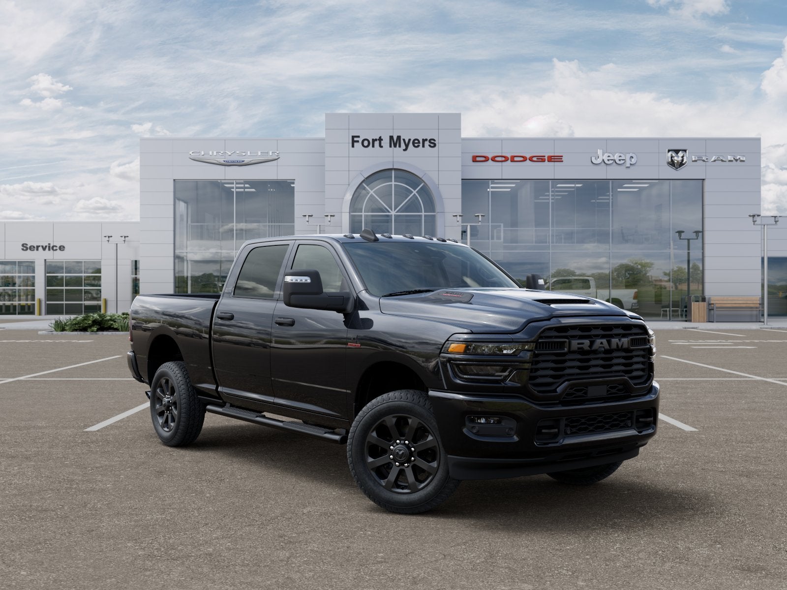 2026 RAM 2500 Black Express Crew Cab 4x4 6'4' Box